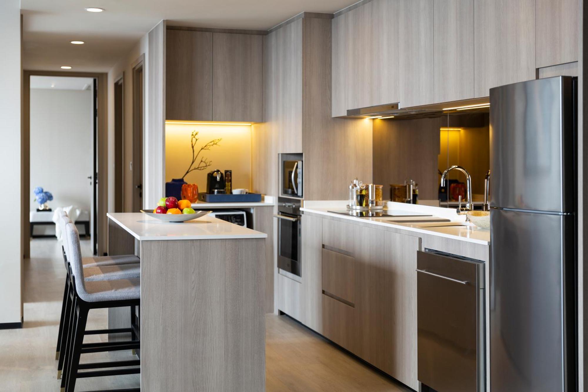 Hotel Ascott Thonglor Bangkok Exterior foto A kitchen in a condominium
